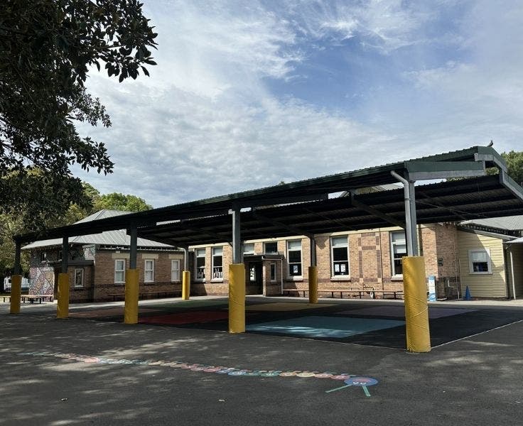 BLSPS Cola in front of South Hall